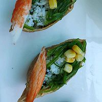 #爽口凉菜，开胃一夏！#鱼子酱小船寿司的做法图解9