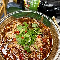 #珍选捞汁 健康轻食季#捞汁金针菇的做法图解6