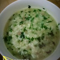 猪肝泥菠菜粥的做法图解6