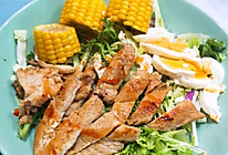 煎鸡胸肉沙拉 减脂必备的做法