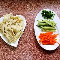 炒腐竹的做法图解3
