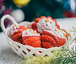 圣诞百香果伯爵红茶红丝绒液玛德琳蛋糕的做法