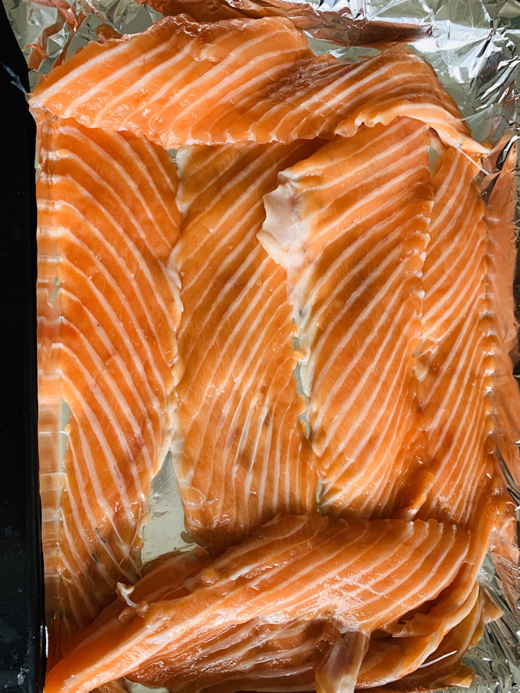 生酮美食——烤三文鱼腩骨的做法