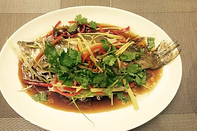 【鱼小厨：蒸】清蒸桂鱼 新手易学的大菜