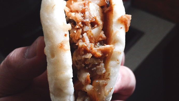 留学狗的午餐…肉夹馍