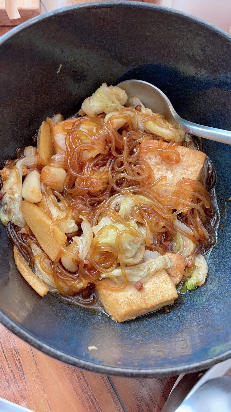 豆腐白菜嗜粉条的做法