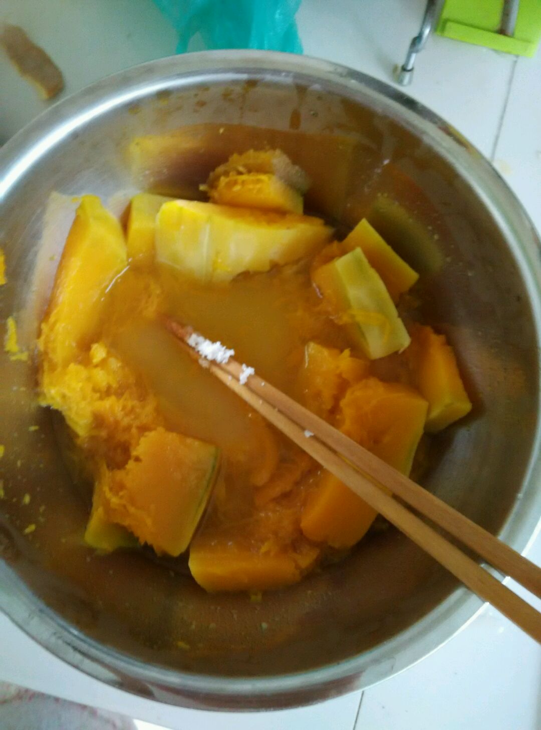 南瓜麻团的做法图解3