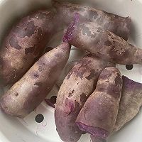 南瓜紫薯饼的做法图解1