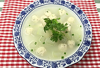 冬瓜汆鱼丸的做法