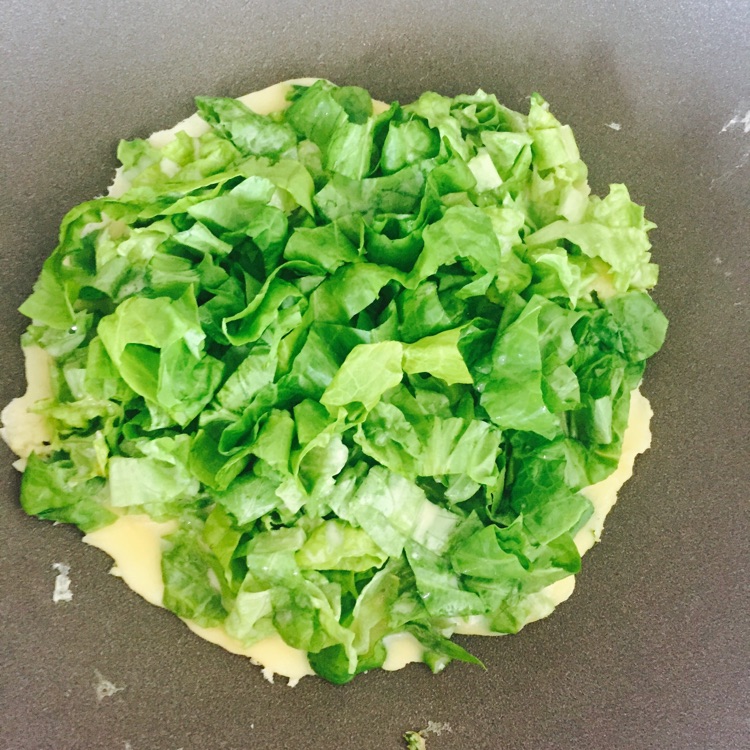 生菜蛋饼的做法图解6