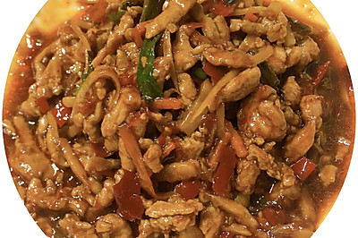 下饭利器～辣肉笋丝浇头