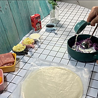 紫薯酥（手抓饼）的做法图解3
