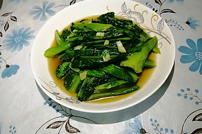蒜蓉炒油麦菜