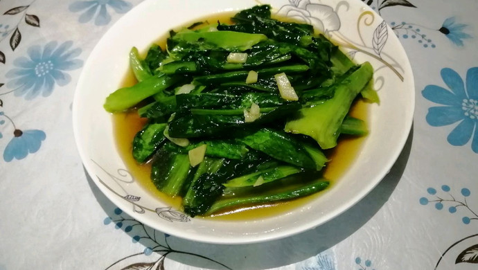 蒜蓉炒油麦菜
