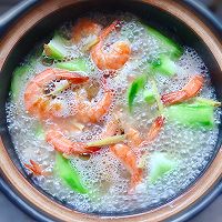 鲜虾丝瓜汤的做法图解10