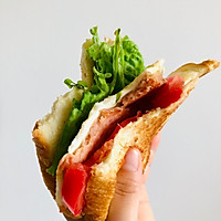 #丘比三明治#午餐肉三明治的做法图解13