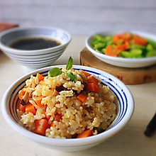 #冰箱剩余食材大改造#胡萝卜黎麦饭