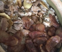 腊味排骨煲仔饭的做法
