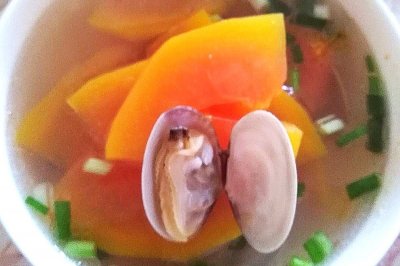 蛤蜊木瓜汤