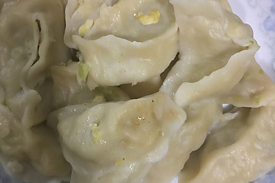 白菜鸡蛋水饺