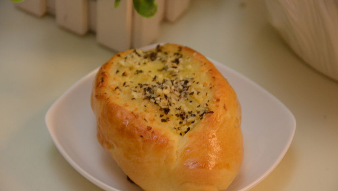 软式香蒜面包（面包机和面）