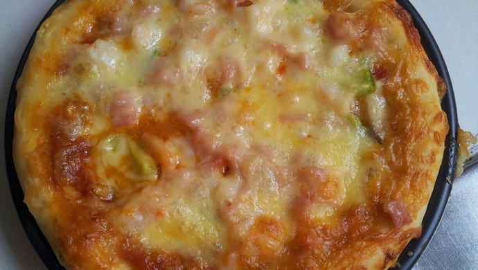 荤食蘑菇披萨pizza