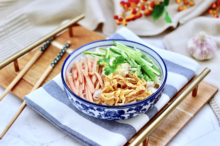 麻酱豇豆面的做法