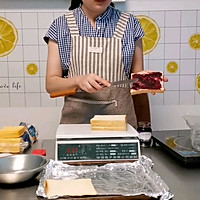 #全电厨王料理挑战赛热力开战！#桑椹果酱岩烧乳酪的做法图解1