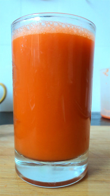 减肥必备——胡萝卜汁