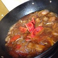 西红柿烧红烧肉的做法图解11