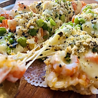 #春日露营 易享“佳”味 #米饭披萨的做法图解4