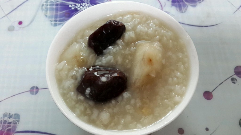 Chinese yam and red date porridge