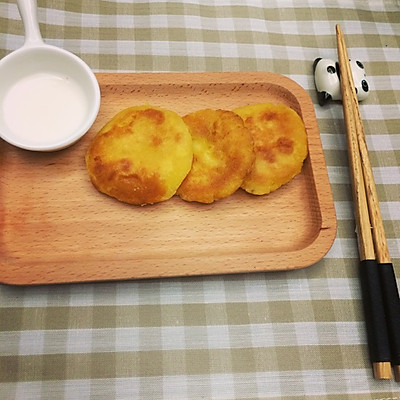 奶香红薯饼