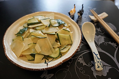 中餐 黄瓜炒土豆片
