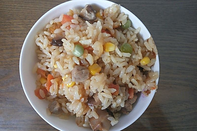 五彩闷饭