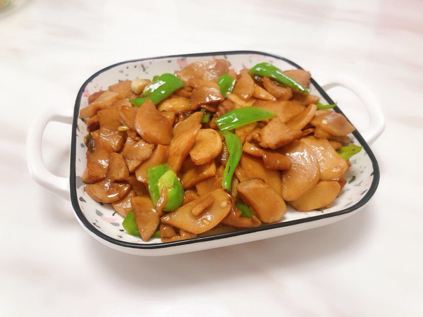 杏鲍菇炒肉片