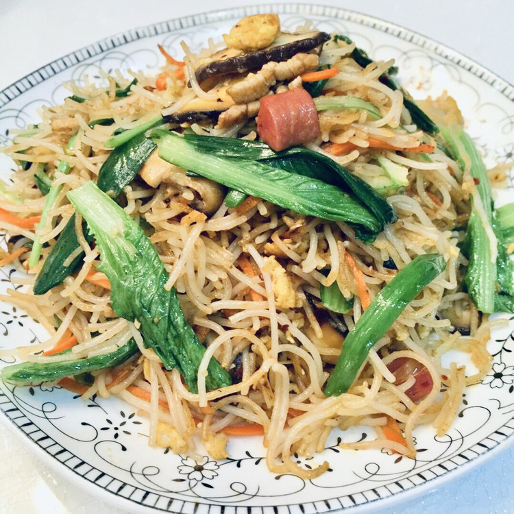 咖喱炒米粉的做法
