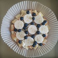#pick哪种真芝味-瀑布拉丝#蓝莓香蕉吐司披萨的做法图解10