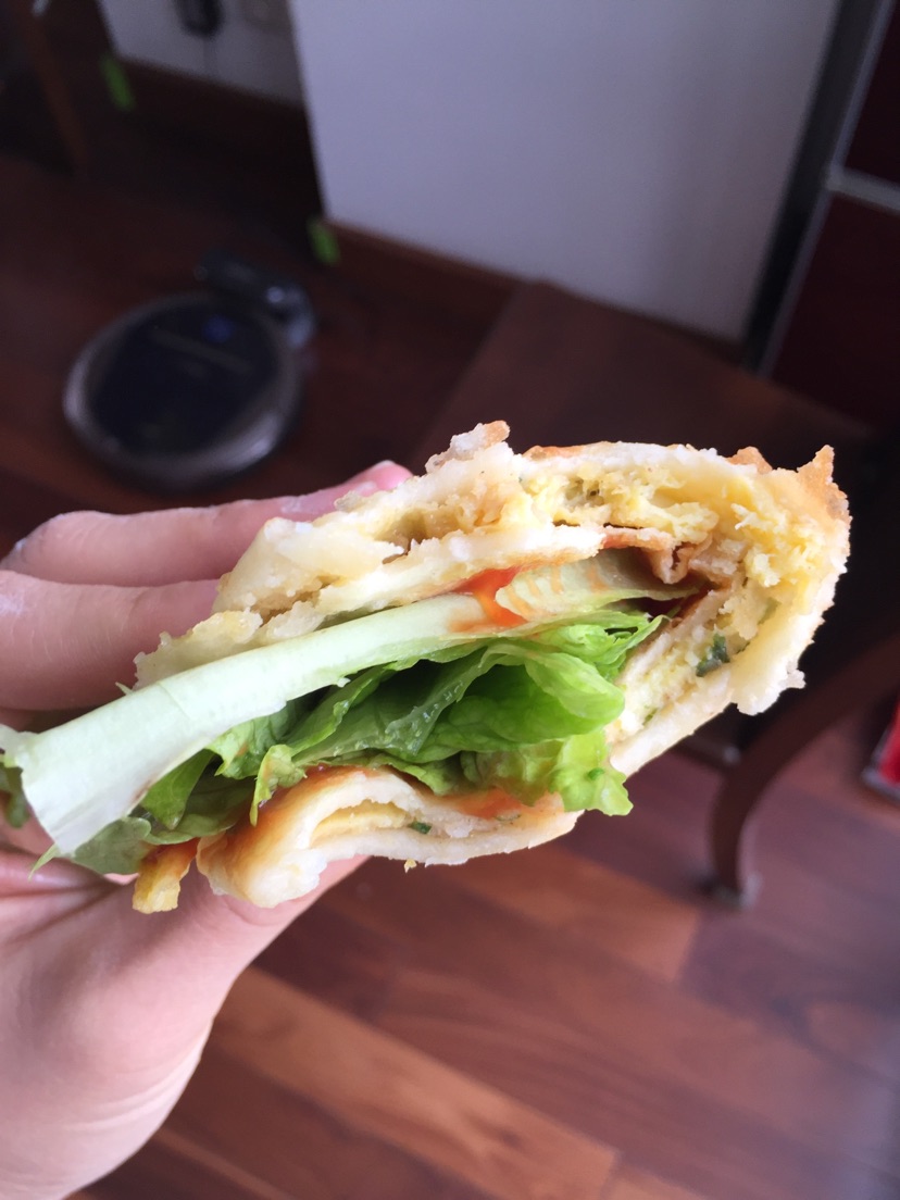 鸡蛋灌饼的做法图解8
