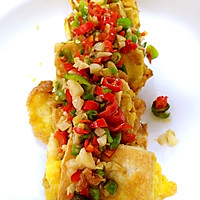 蛋液煎豆腐的做法图解4