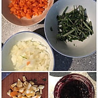 烤鹿肉佐以蓝莓酱汁配煎蔬菜的做法图解3