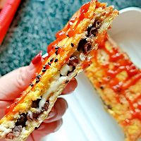快手红豆芝士吐司夹（电饼铛）的做法图解6