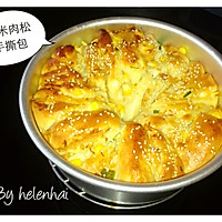 玉米肉松手撕包的做法图解12