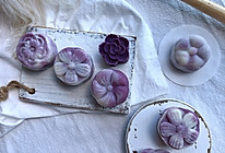 紫薯椰蓉冰皮月饼的做法