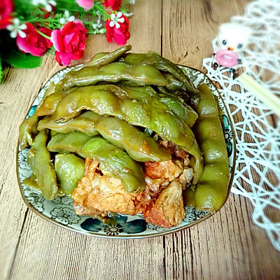 东北油豆炖排骨