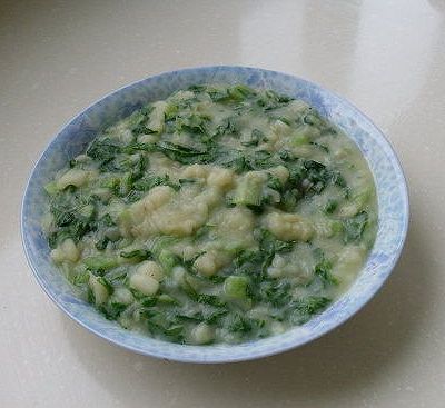 土豆熬小白菜