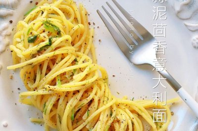 橄榄油蒜泥茴香意大利面