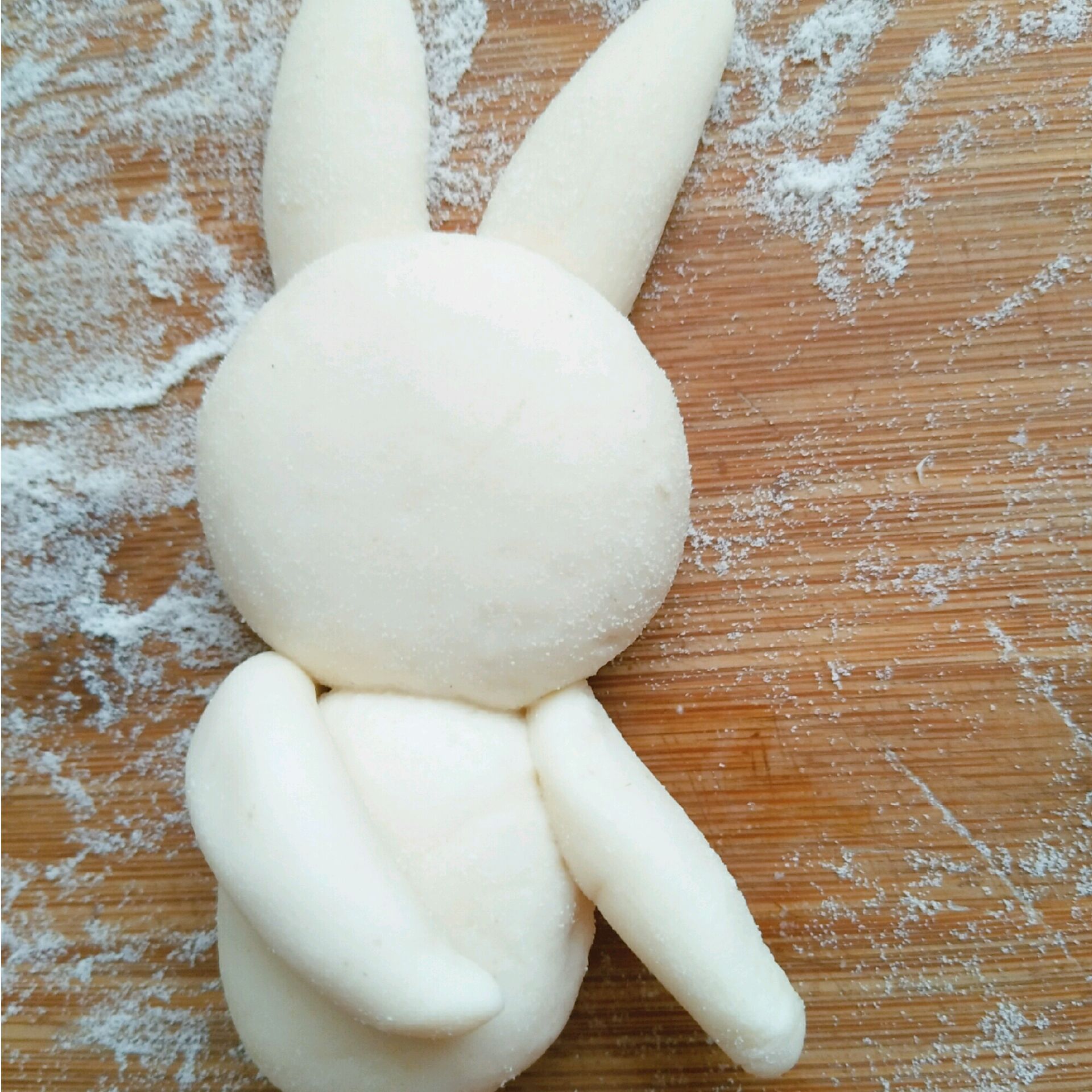 面点造型小白兔,面点造型,小白兔蛋糕造型图片_大山谷图库