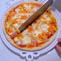 #丘比小能手料理课堂#火腿披萨【辅食】的做法图解15