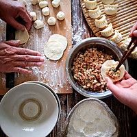 今天年三十，您吃豆腐（多福）饺子了吗？#钟于经典传统味#的做法图解17